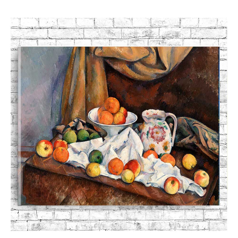 Still Life (Nature morte) (ca. 1892–1894) by Paul Cezanne - Buy Print Only or Mounted with Choice of Accent Color