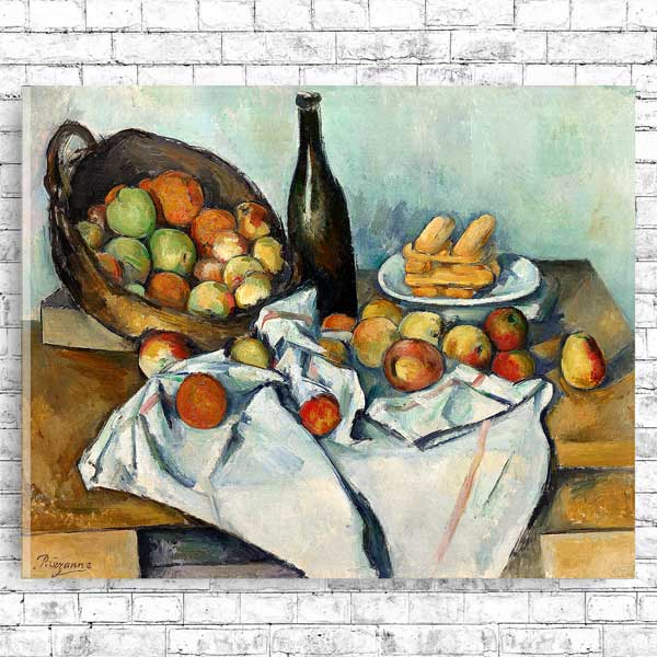The Basket of Apples by Paul Cezanne - Print