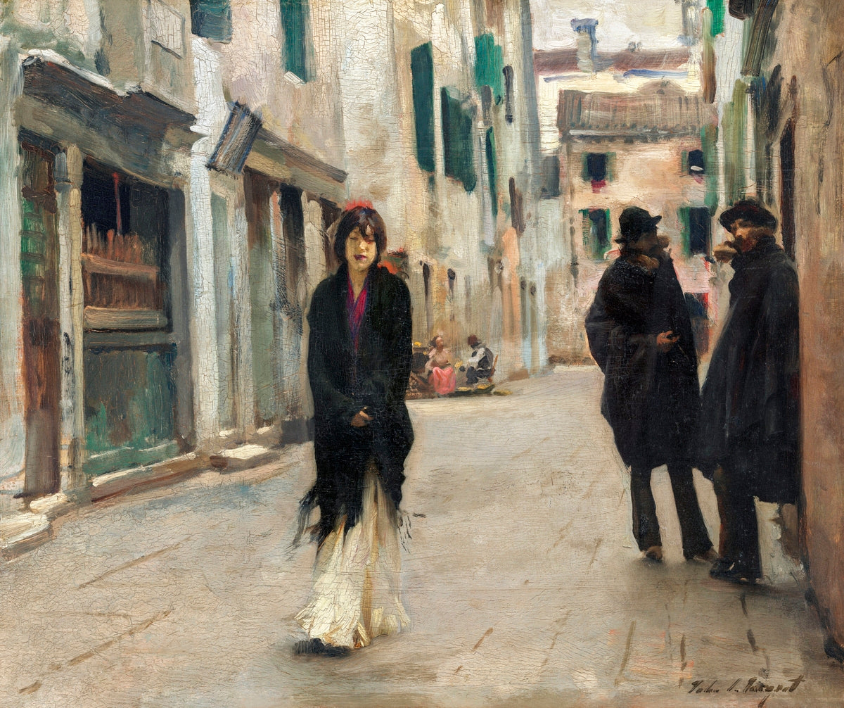 Street in Venice (1882) by John Singer Sargent