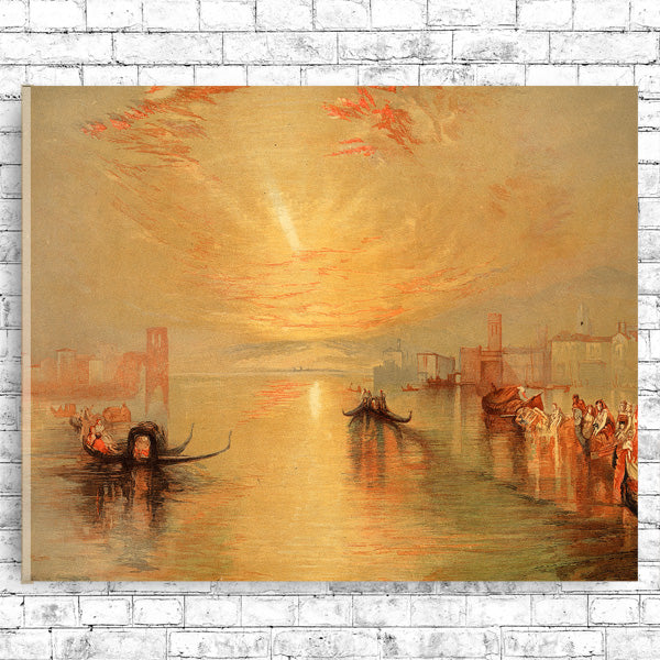 The Approach to Venice by J.M.W. Turner