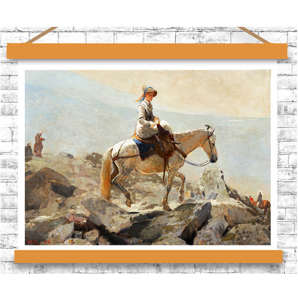 The Bridle Path, White Mountains (1868) by Winslow Homer