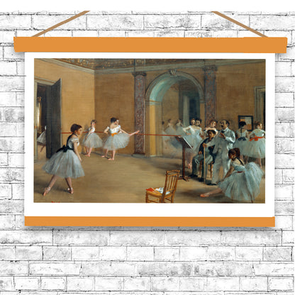 The Dance Foyer at the Opera by Edgar Degas