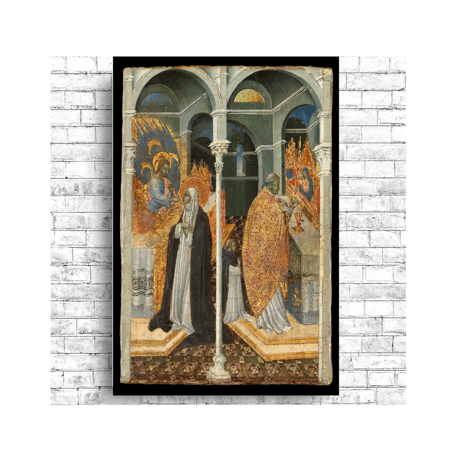 The Miraculous Communion of Saint Catherine of Siena by Giovanni De Paolo