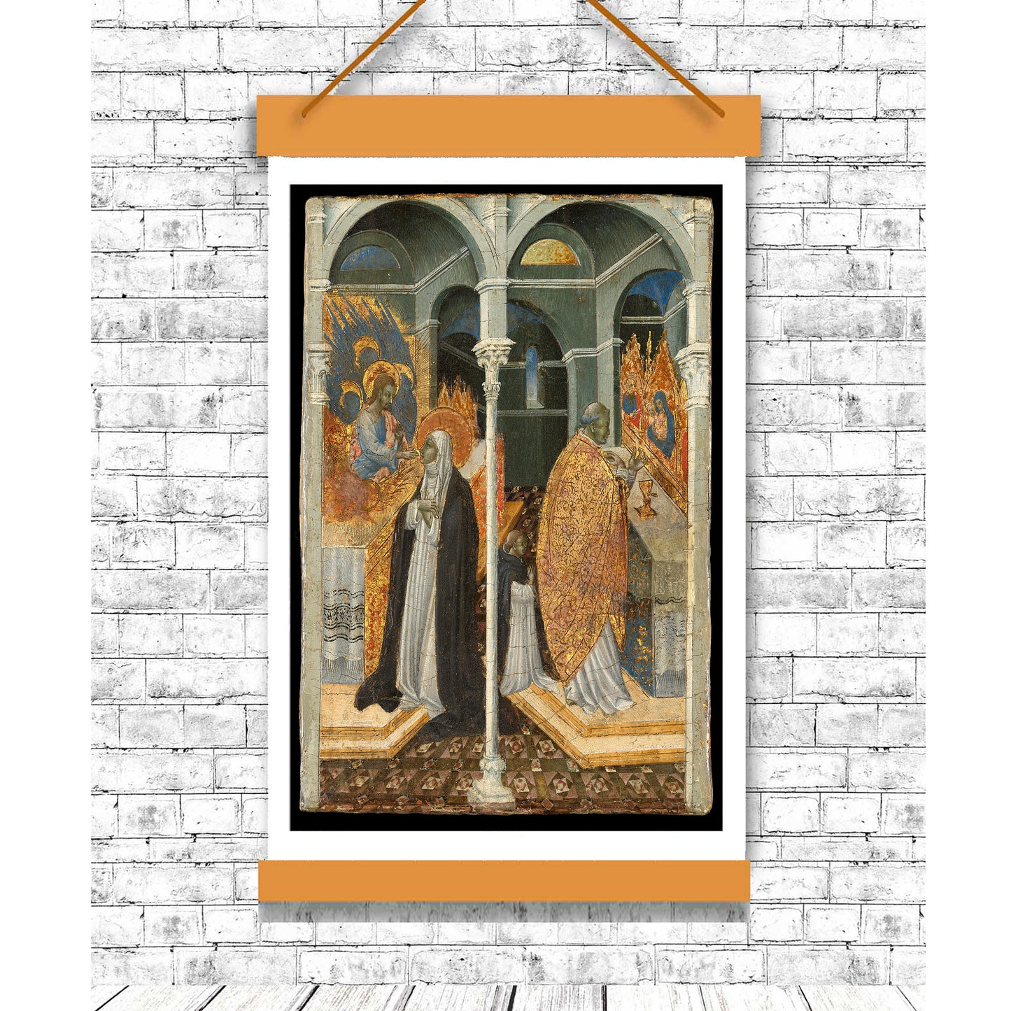 The Miraculous Communion of Saint Catherine of Siena by Giovanni De Paolo