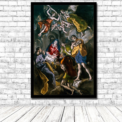 The Adoration of the Shepherds (1612-1614) by El Greco