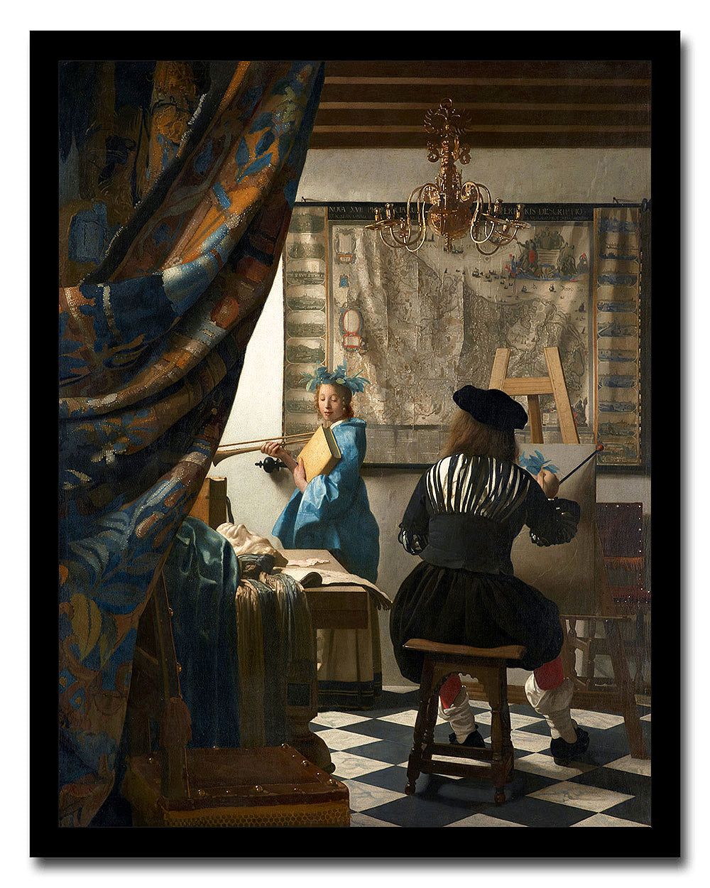 The Allegory of Painting by Johannes Vermeer