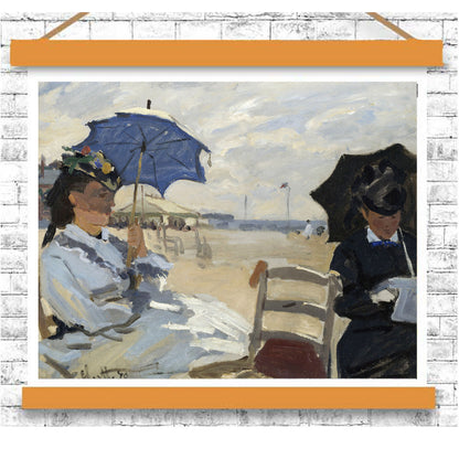 The Beach at Trouville by Claude Monet by Claude Monet