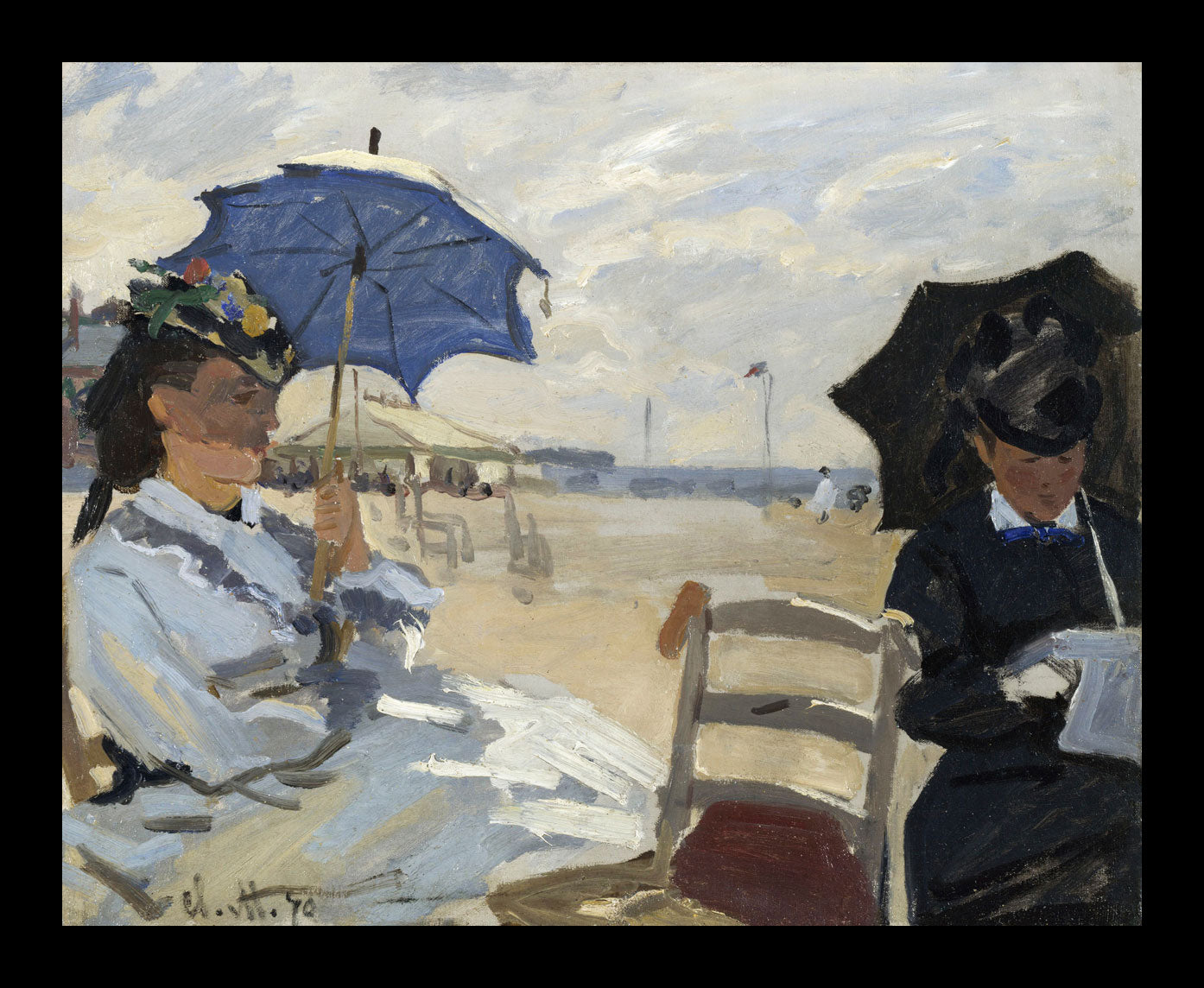 Bazille and Camille (1865) by Claud Monet