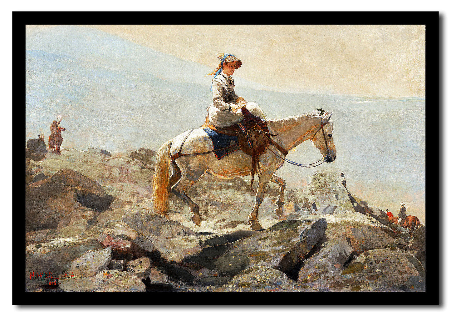 The Bridle Path, White Mountains (1868) by Winslow Homer