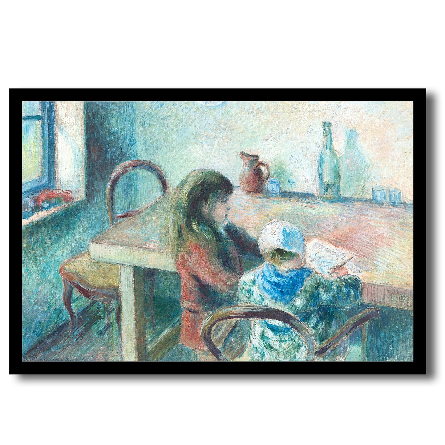 The Children (1880) Camille Pissarro - Buy Framed, Tapestry Hung, Border Wrapped, or Print Only, with Color Choice