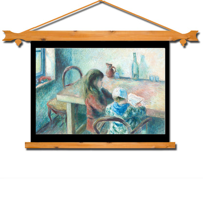The Children (1880) Camille Pissarro - Buy Framed, Tapestry Hung, Border Wrapped, or Print Only, with Color Choice