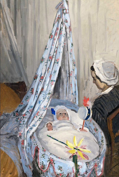 The Cradle, Camille with the Artist's Son Jean (1867) by Claude Monet