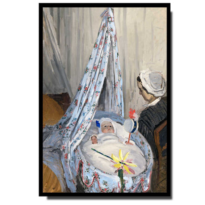 The Cradle, Camille with the Artist's Son Jean (1867) by Claude Monet