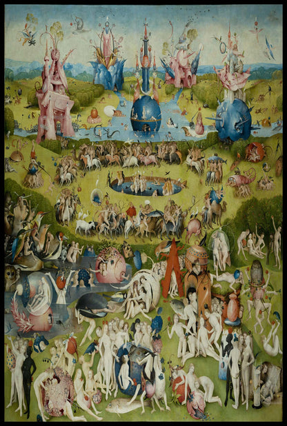 Garden of Earthly Delights by Hieronymus Bosch  | Choose Style | Size & Trim Color