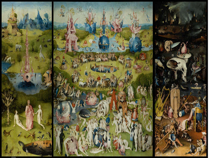 Garden of Earthly Delights by Hieronymus Bosch  | Choose Style | Size & Trim Color