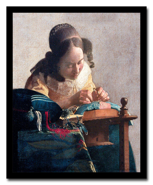 The Lacemaker (ca.1669–1671) by Johannes Vermeer