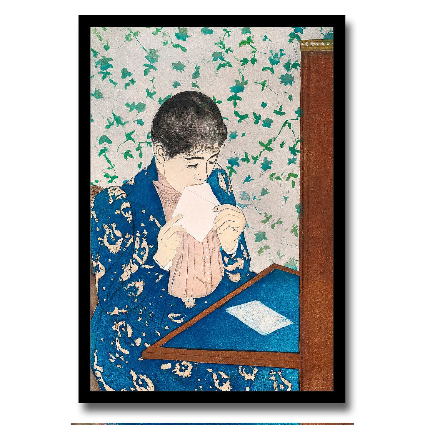 The Letter (1890–1891) by Mary Casset - Buy Print Only or Mounted with Choice of Accent Color