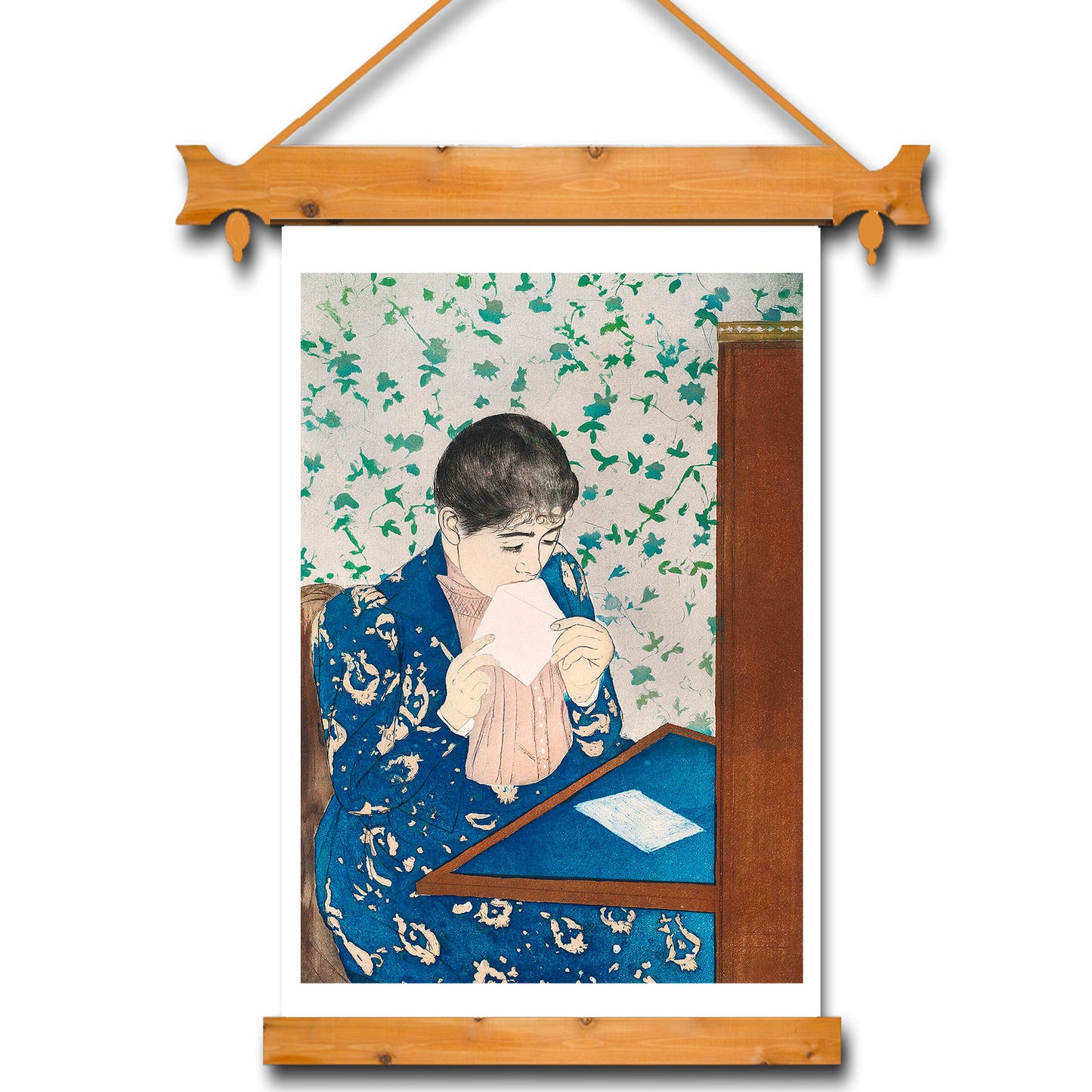 The Letter (1890–1891) by Mary Casset - Buy Print Only or Mounted with Choice of Accent Color