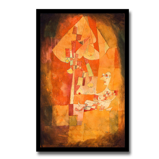 The Man Under the Pear Tree (1921) by Paul Klee - Buy Print Only or Mounted with Choice of Accent Color