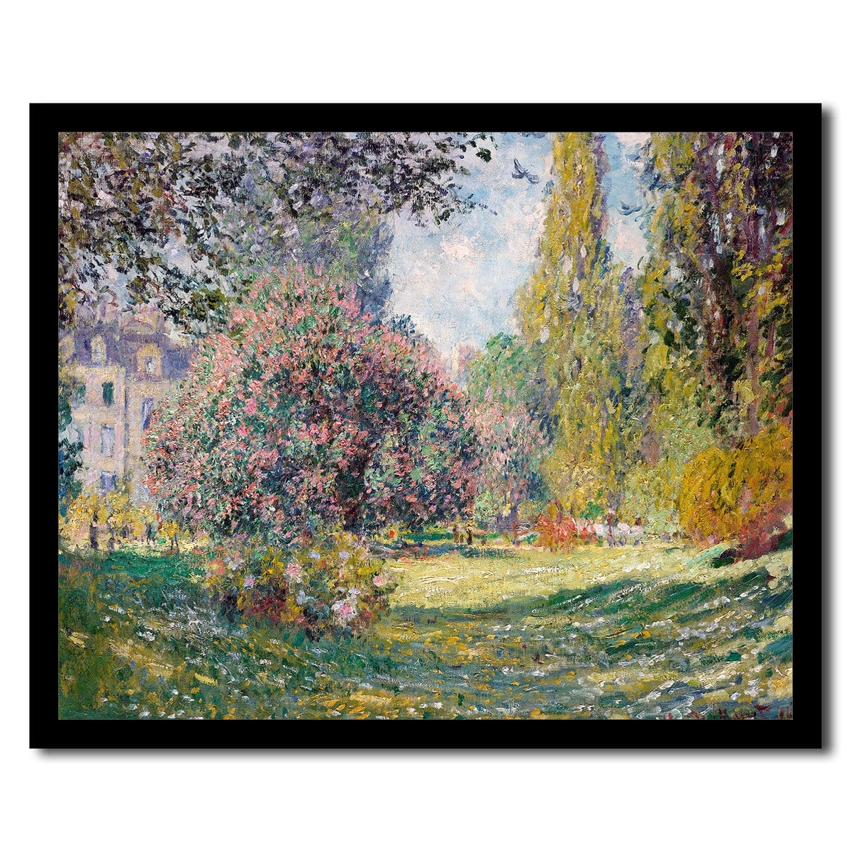 The Parc Monceau (1876) by Claude Monet