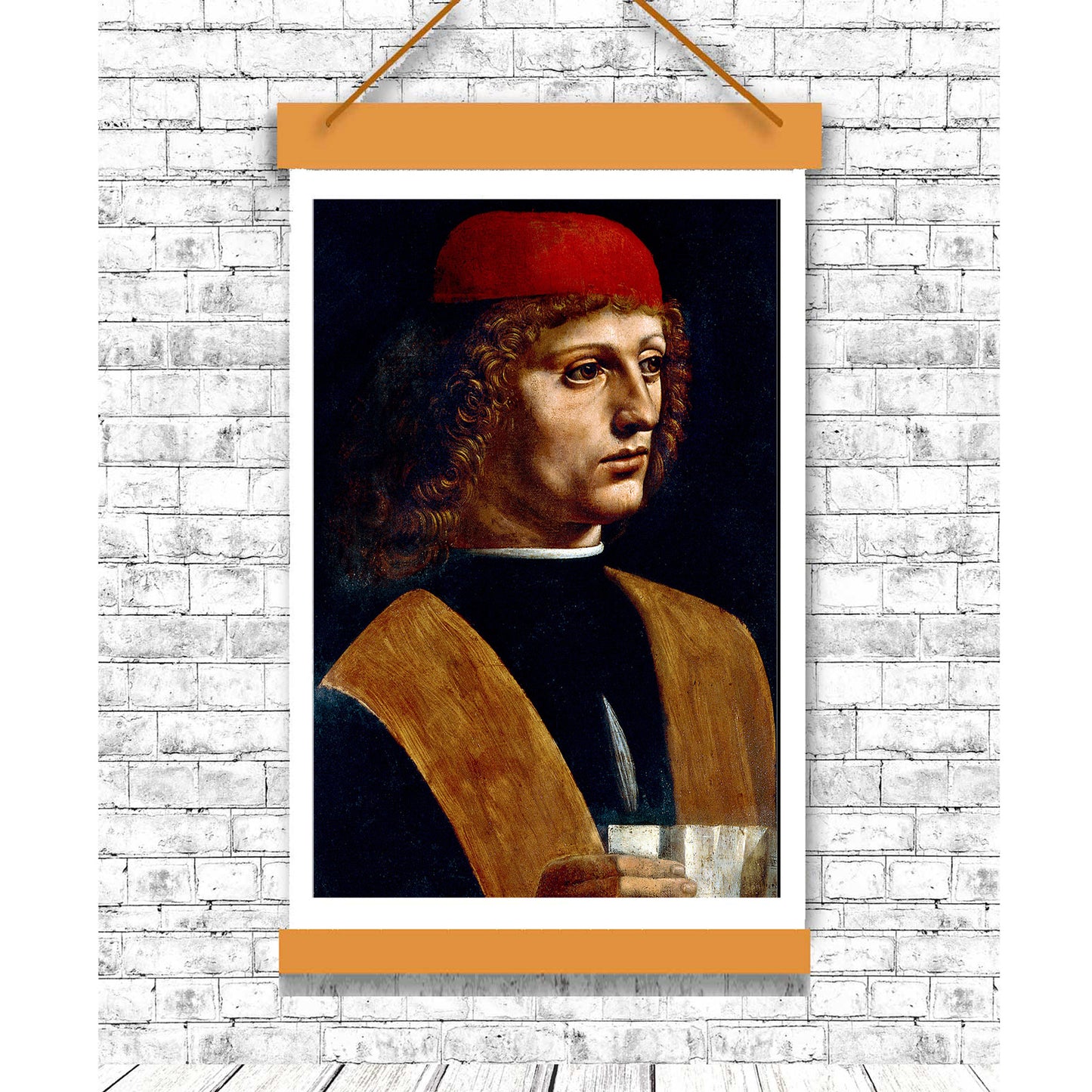 The Portrait of a Musician (circa 1483–1487) by Leonardo di Vinci