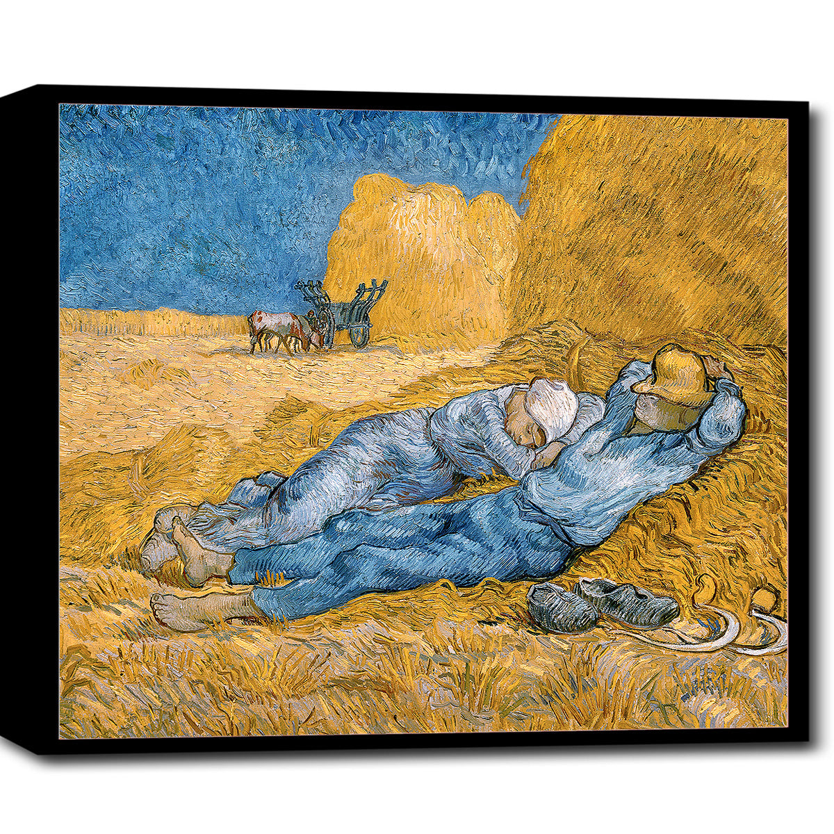 The Siesta (1890) by Vincent van Gogh - Buy Print Only or Mounted with Choice of Accent Color