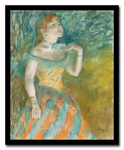 The Singer in Green (ca. 1884) by Edgar Degas