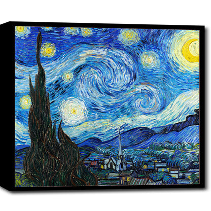 The Starry Night (1889) by Vincent van Gogh - Buy Print Only or Mounted with Choice of Accent Color