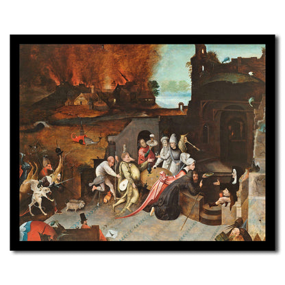 Temptation of St. Andrew by Hieronymus Brueghel - Buy Print Only or Mounted with Choice of Accent Color