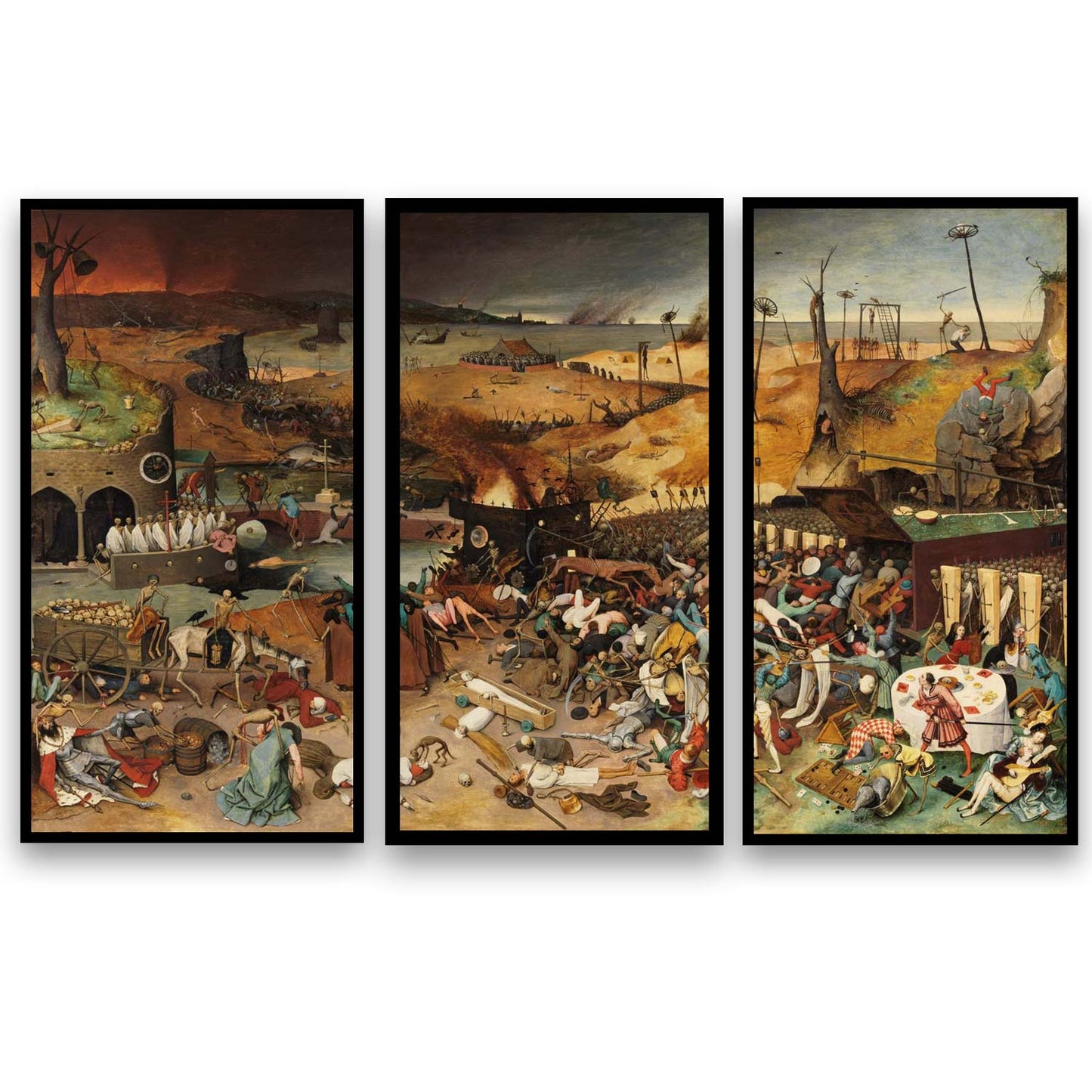 The Triumph of Death by Pieter Bruegel the Elder  | Choose Style | Size & Trim Color