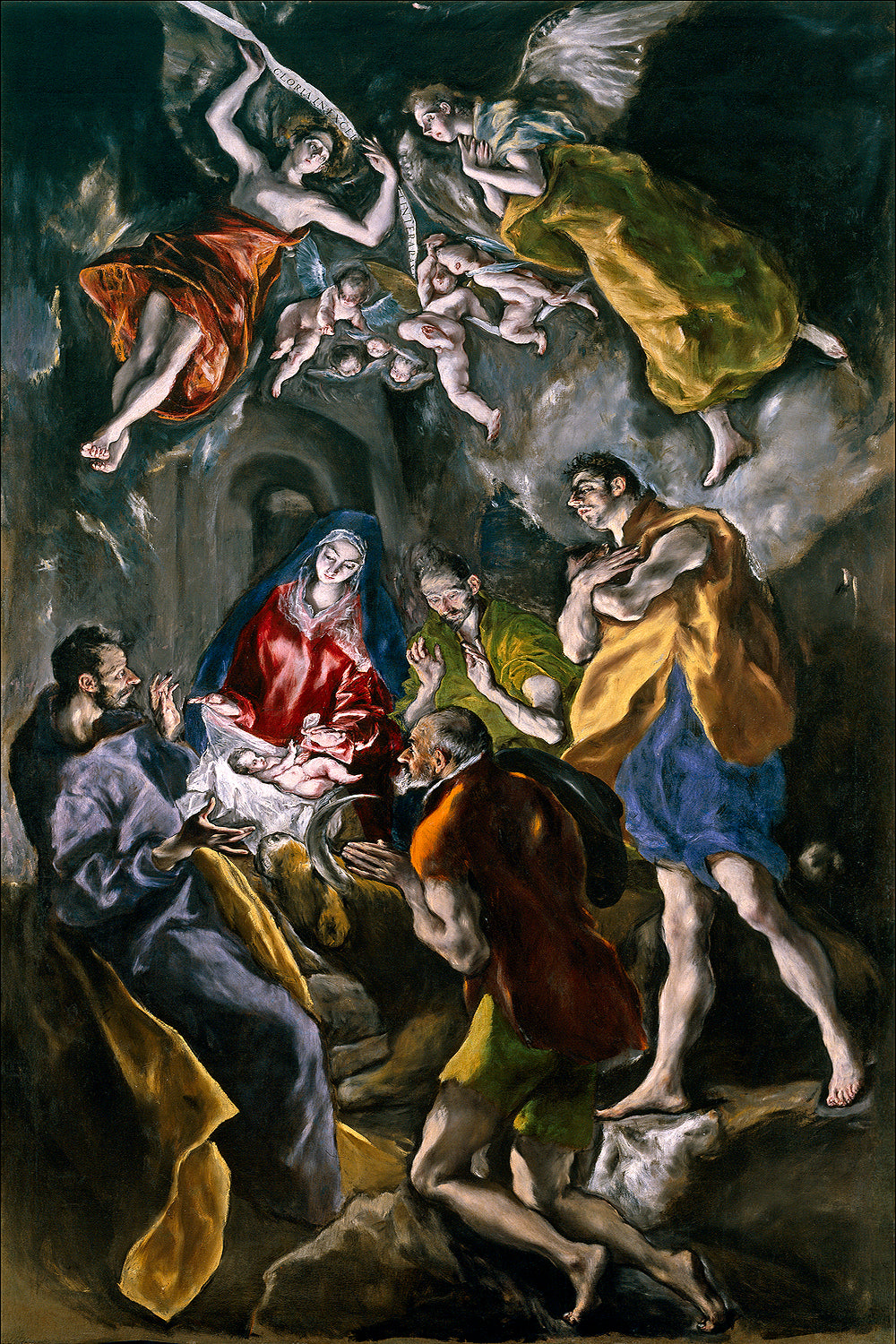 The Adoration of the Shepherds (1612-1614) by El Greco