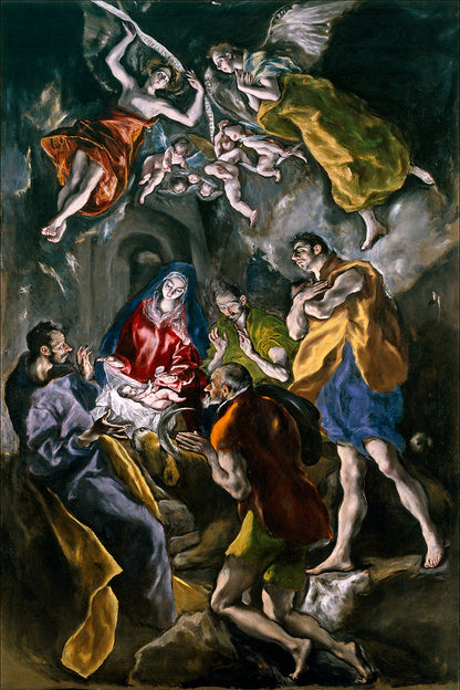 The Adoration of the Shepherds (1612-1614) by El Greco