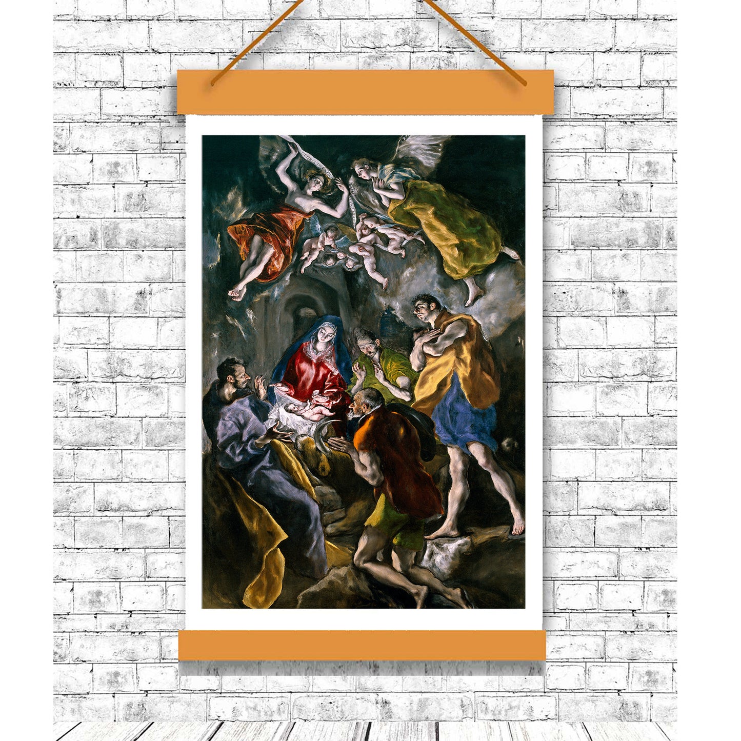 The Adoration of the Shepherds (1612-1614) by El Greco