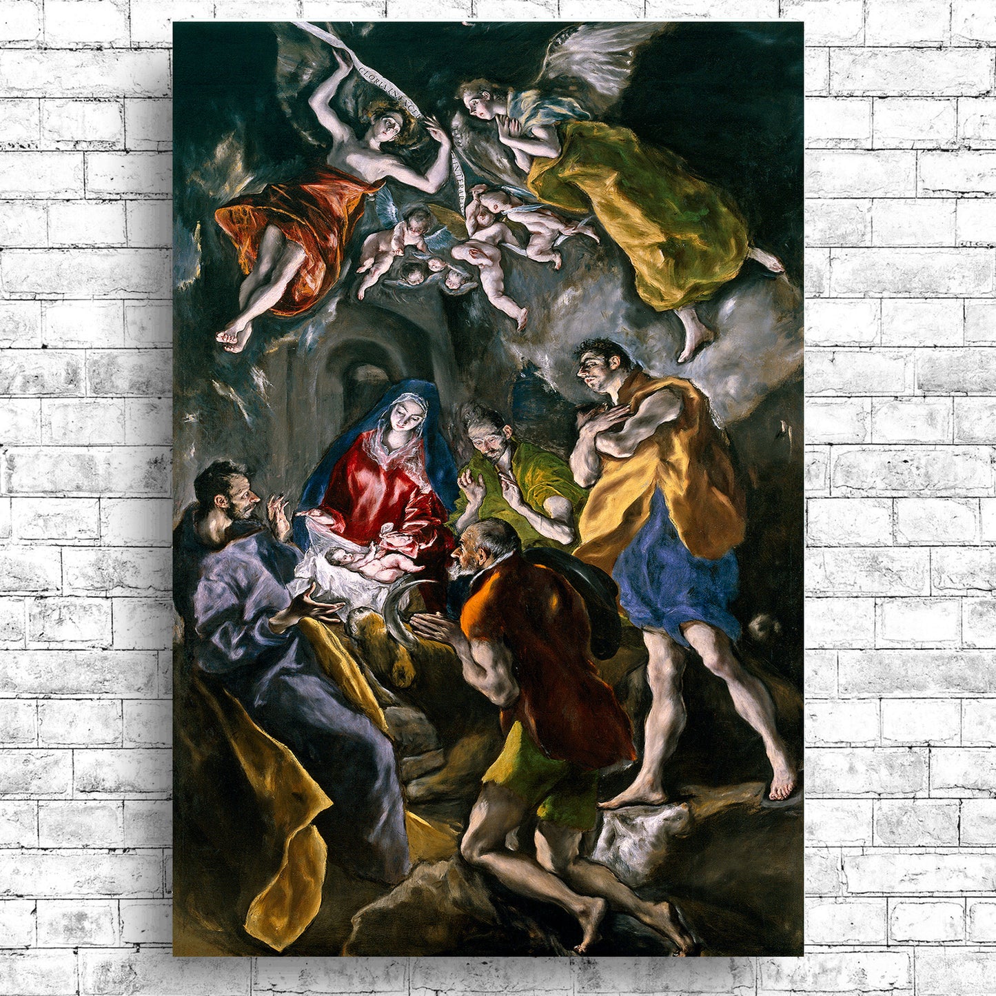 The Adoration of the Shepherds (1612-1614) by El Greco