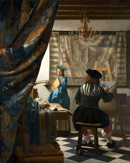 The Allegory of Painting by Johannes Vermeer