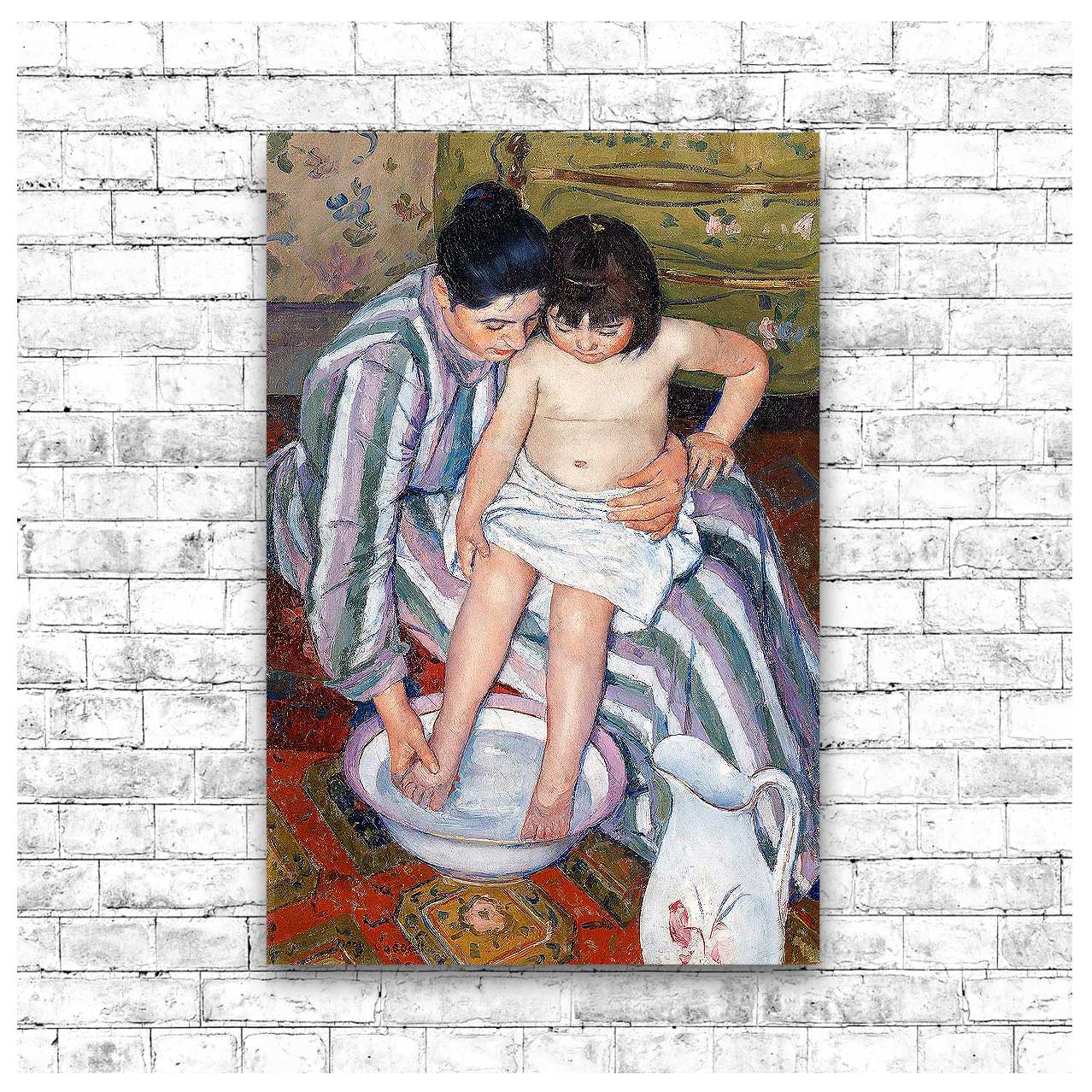 The Child’s Bath (1893) by Mary Casset