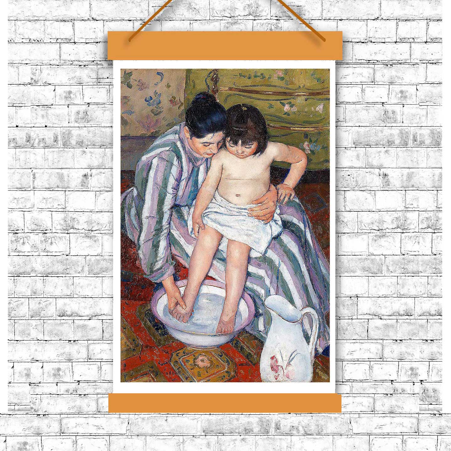 The Child’s Bath (1893) by Mary Casset
