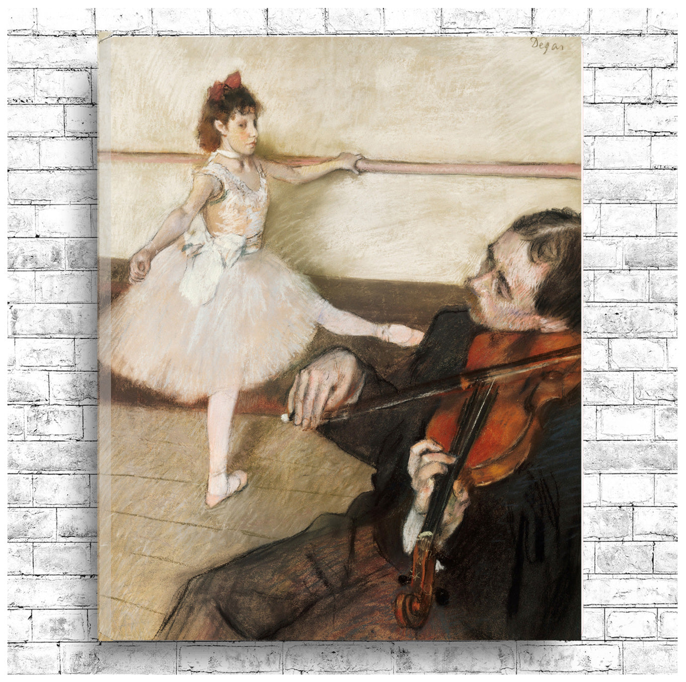 The Dance Lesson (1879) by Edgar Degas