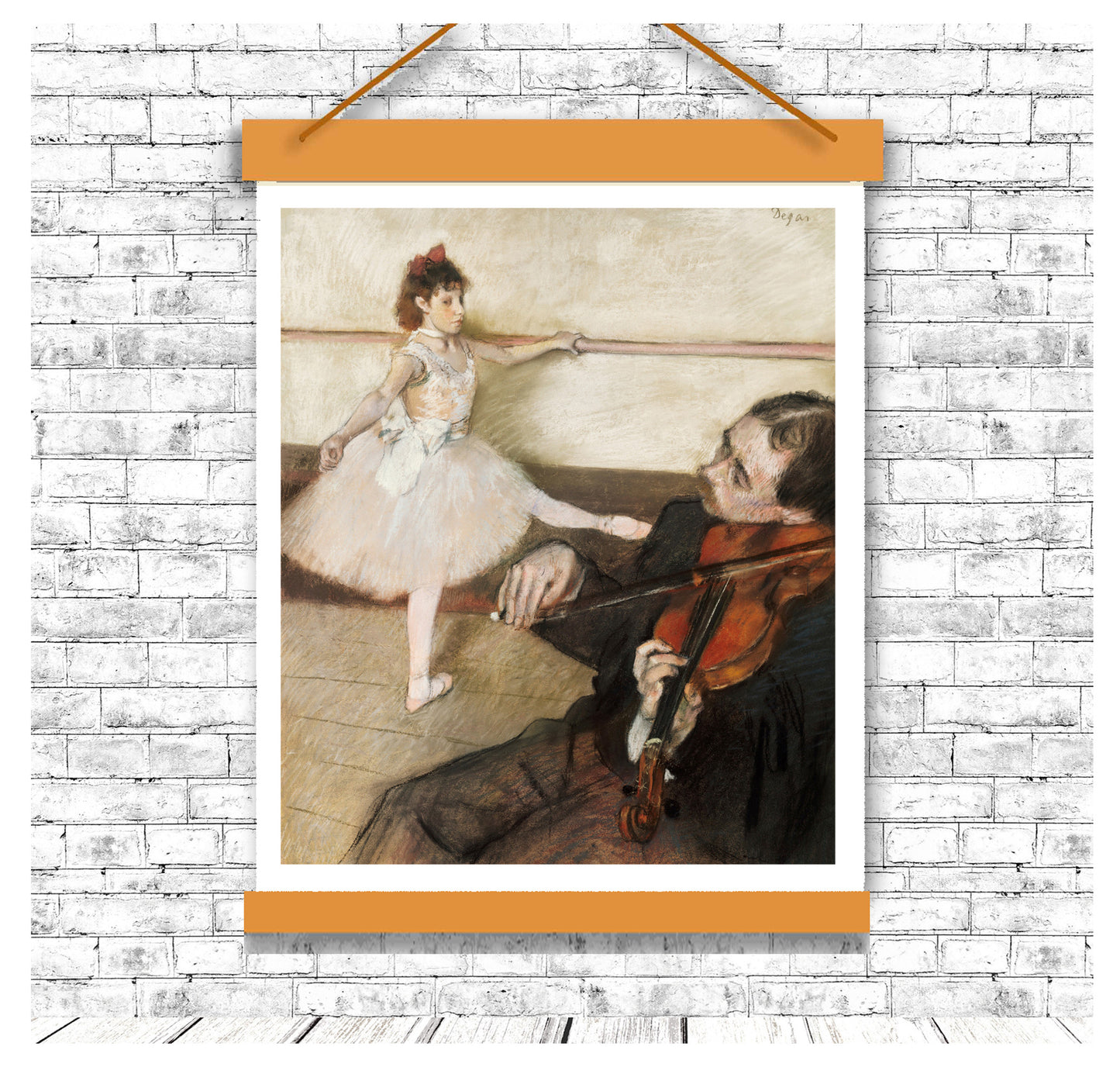 The Dance Lesson (1879) by Edgar Degas