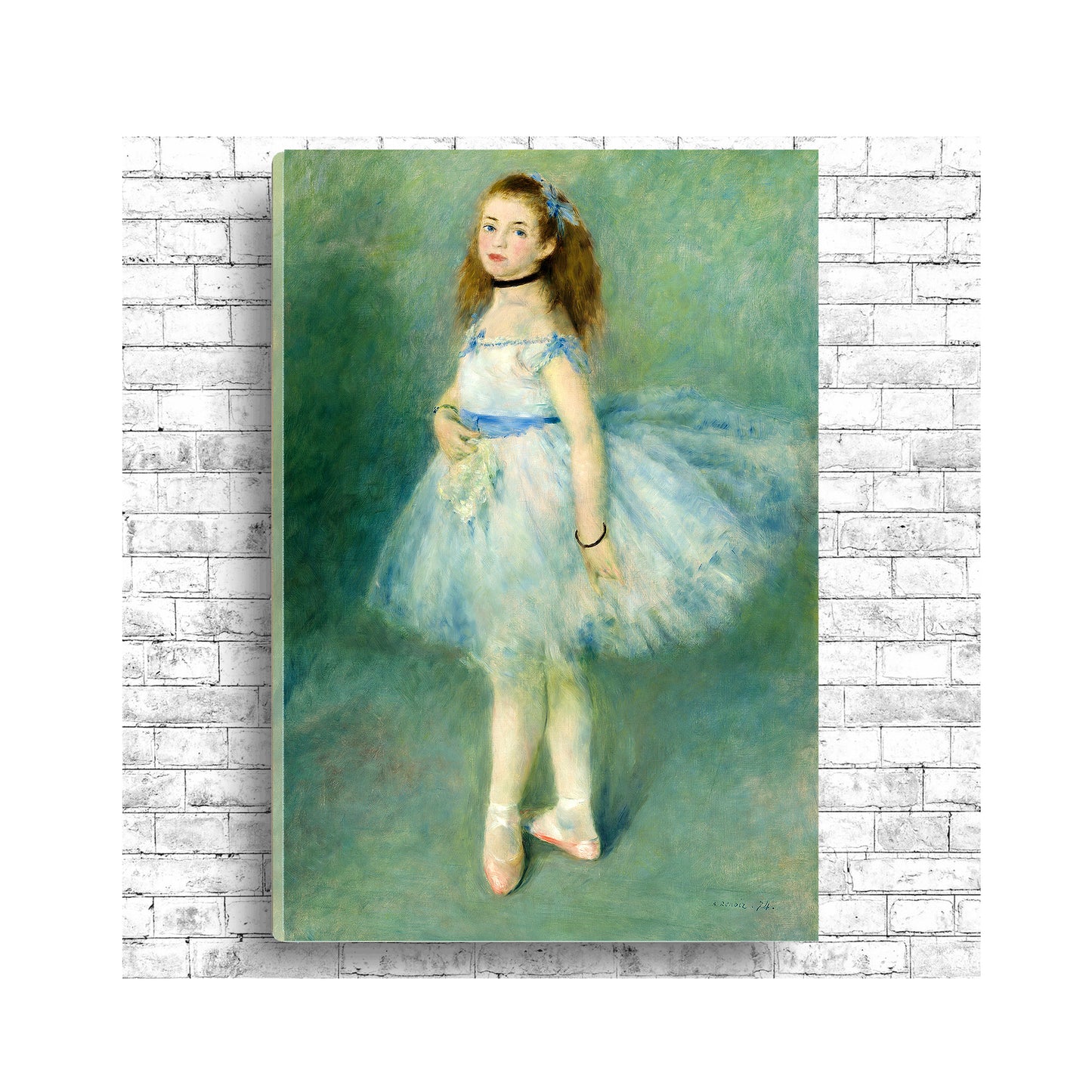 The Dancer (1874) by Pierre Renoir - Buy Print Only or Mounted with Choice of Accent Color
