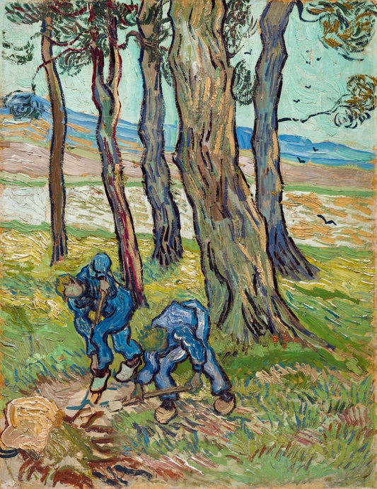 The Diggers (1889) by Vincent van Gogh