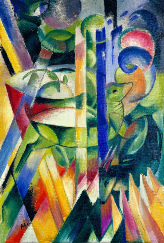 The Little Mountain Goats (1913–1914) by Franz Marc