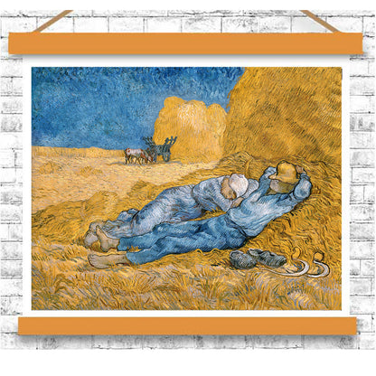 The Siesta (1890) by Vincent van Gogh - Buy Print Only or Mounted with Choice of Accent Color