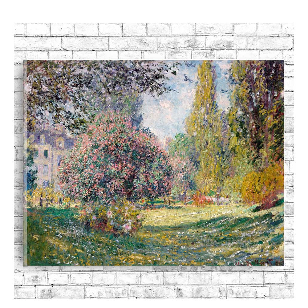 The Parc Monceau (1876) by Claude Monet