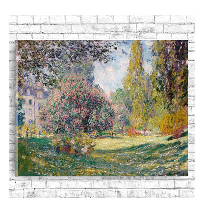 The Parc Monceau (1876) by Claude Monet