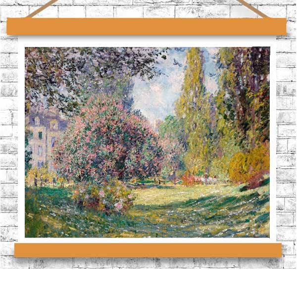 The Parc Monceau (1876) by Claude Monet
