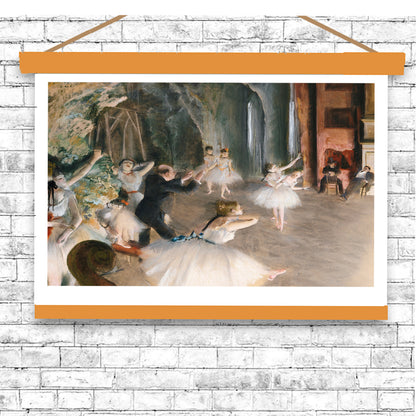 The Rehearsal Onstage (1874) by Edgar Degas