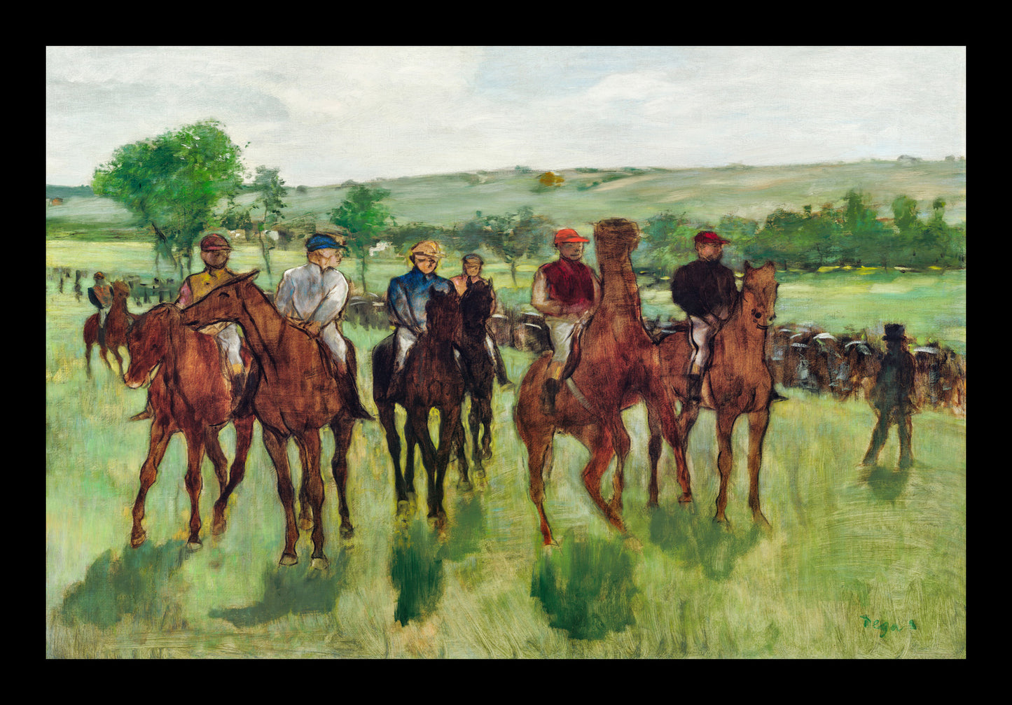 The Races (ca. 1871–1872) by Edgar Degas