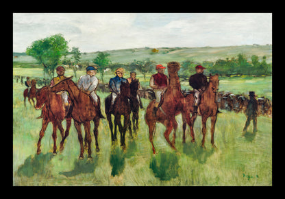 The Races (ca. 1871–1872) by Edgar Degas