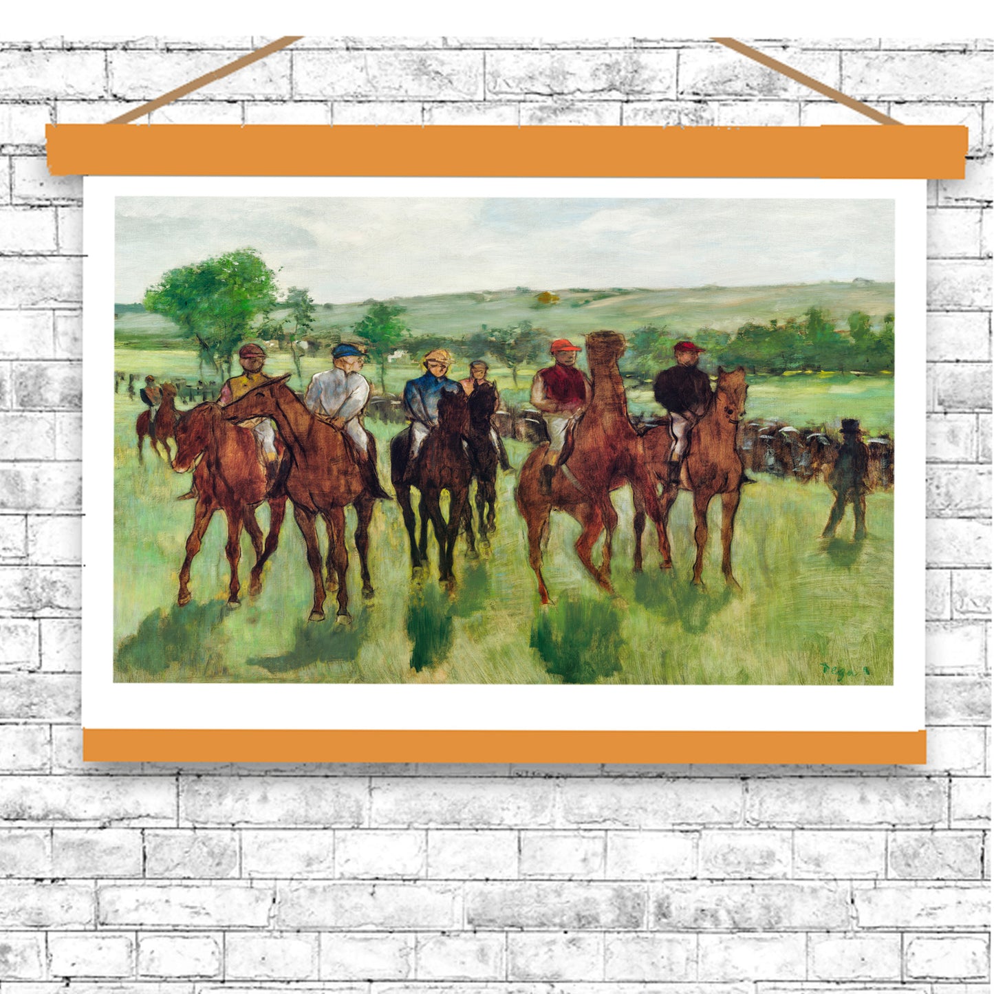 The Races (ca. 1871–1872) by Edgar Degas